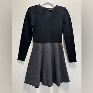 KATE SPADE Saturday Skater Mini Dress‎ Back Long Sleeve Zipper